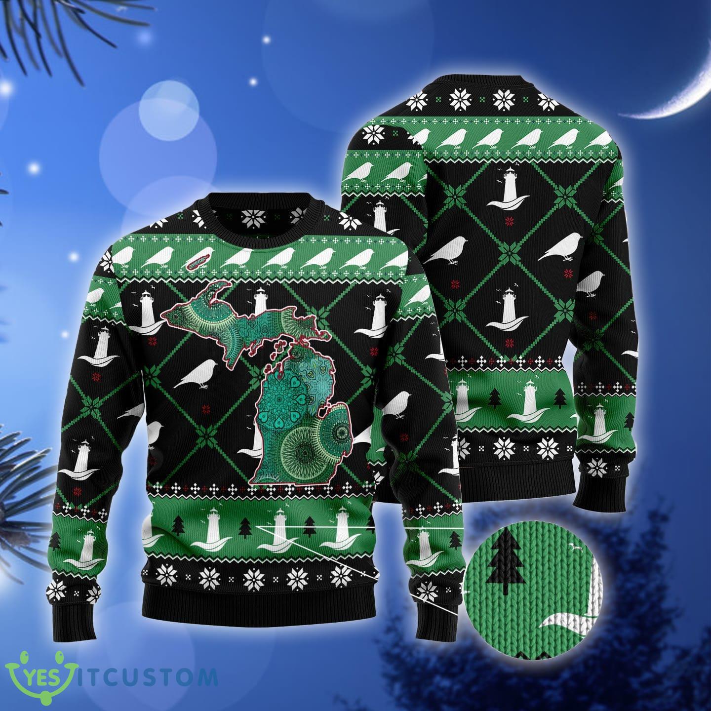 Michigan USA Symbols Pattern Ugly Christmas Sweater Gift Men Women 3 Michigan USA Symbols Pattern Ugly Christmas Sweater Gift Men Women - Michigan USA Symbols Pattern Ugly Christmas Sweater Gift Men Women_3