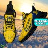 Michigan Wolverines Personalized Max Soul Shoes Custom Name Gift For Big Fans Product Photo 1