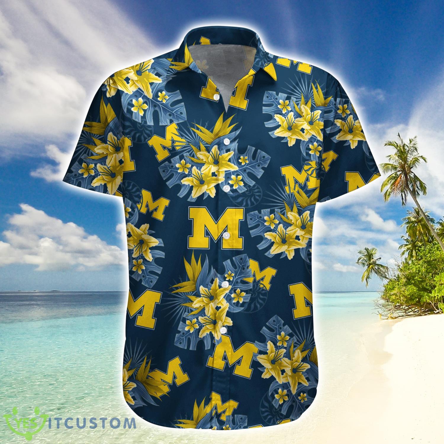 Michigan Wolverines Tropical Hawaiian Shirt Summer Gift For Fans 5 Michigan Wolverines Tropical Hawaiian Shirt Summer Gift For Fans Product Photo 2