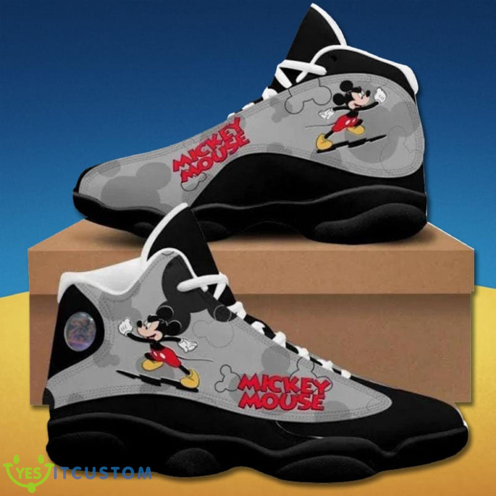 Mickey Mouse Disney Black Gift For Mickey's Fans air Jordan 13 Shoes Product Photo 1