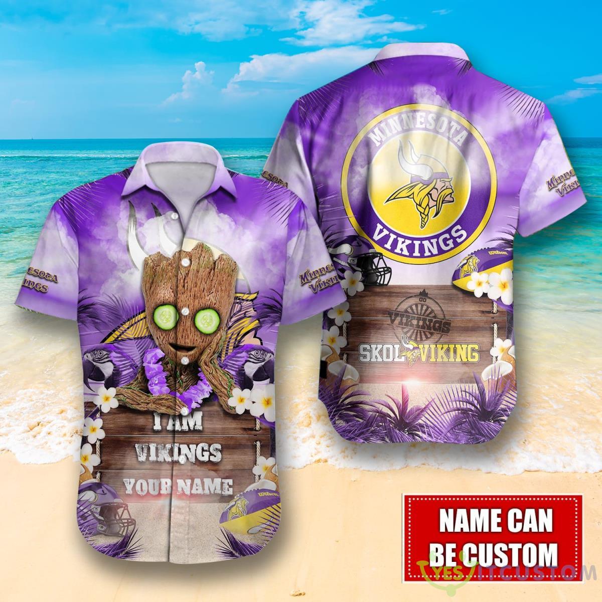 Minnesota Vikings NFL Personalized Hawaiian Shirt Unique Gift For Fans 2 Minnesota Vikings NFL Personalized Hawaiian Shirt Unique Gift For Fans Product Photo 1
