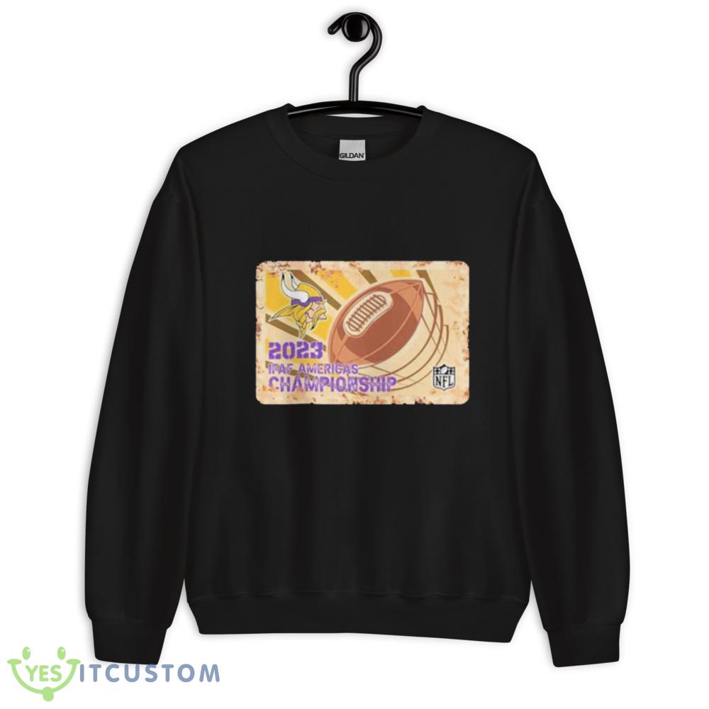 Minnesota Vikings T Shirts Rusty Metal IFAF Americas Championship NFL Logo Shirt Gift Shirt 14 Minnesota Vikings T Shirts Rusty Metal IFAF Americas Championship NFL Logo Shirt Gift Shirt - 18000 Unisex Heavy Blend Crewneck Sweatshirt