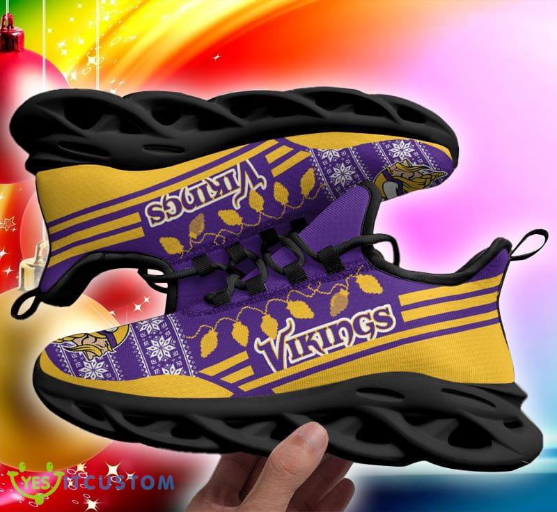 Minnesota Vikings X-max Santa Claus Chunky Sneakers Ugly Christmas Max Soul Shoes 3 Minnesota Vikings X-max Santa Claus Chunky Sneakers Ugly Christmas Max Soul Shoes - Minnesota Vikings X-max Santa Claus Chunky Sneakers Ugly Christmas Max Soul Shoes Photo 6