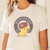 MLB Pikachu Baseball Sports Washington Nationals T Shirt - White Ladies T-Shirt