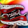 Montreal Canadiens Christmas Pattern Max Soul Sneakers Snowflakes Christmas Shoes - Montreal Canadiens Christmas Pattern Chunky Sneakers Ugly Christmas Max Soul Shoes Photo 1