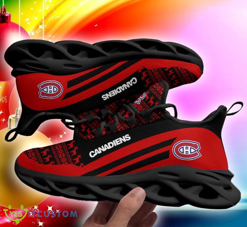 Montreal Canadiens Christmas Pattern Max Soul Sneakers Snowflakes Christmas Shoes 3 Montreal Canadiens Christmas Pattern Max Soul Sneakers Snowflakes Christmas Shoes - Montreal Canadiens Christmas Pattern Chunky Sneakers Ugly Christmas Max Soul Shoes Photo 6