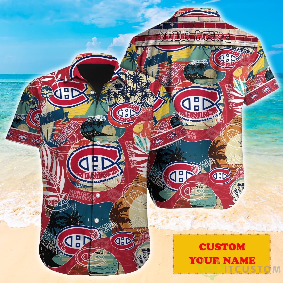 Montreal Canadiens NHL Personalized Hawaiian Shirt Gift For Fans 2 Montreal Canadiens NHL Personalized Hawaiian Shirt Gift For Fans Product Photo 1