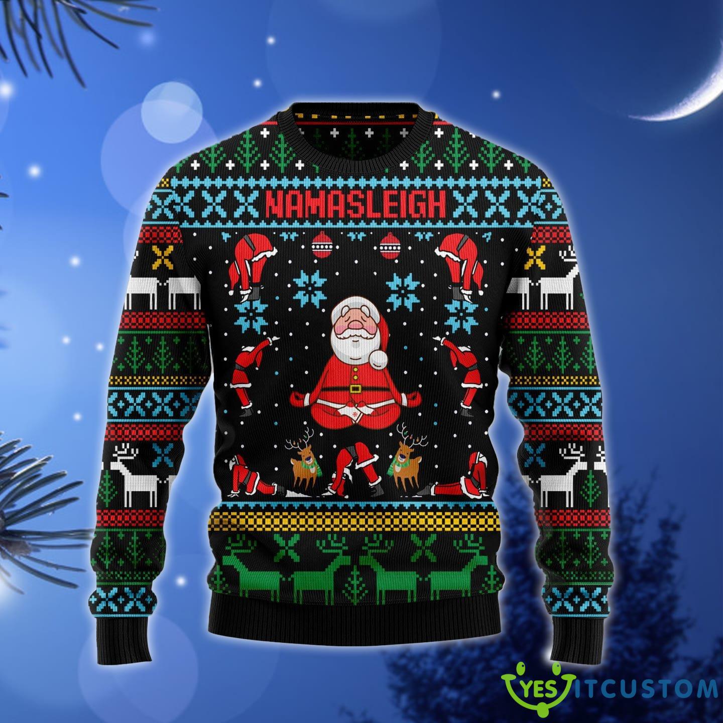 Namasleigh Ugly Christmas Sweater Gift Men Women 5 Namasleigh Ugly Christmas Sweater Gift Men Women - Namasleigh Ugly Christmas Sweater Gift Men Women_1