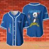 Natural Light Halloween Jack Skellington Nightmare Baseball Jersey Product Photo 1