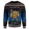 Naughty Turkey Ugly Sweater For Christmas Product Photo 1