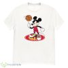 NBA Basketball Houston Rockets Cheerful Mickey Disney Shirt T Shirt - G500 Men’s Classic T-Shirt