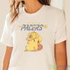 NBA Pikachu Basketball Sports Indiana Pacers T Shirt - White Ladies T-Shirt