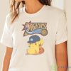 NBA Pikachu Basketball Sports Philadelphia 76ers T Shirt - White Ladies T-Shirt