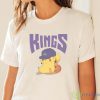 NBA Pikachu Basketball Sports Sacramento Kings T Shirt - White Ladies T-Shirt