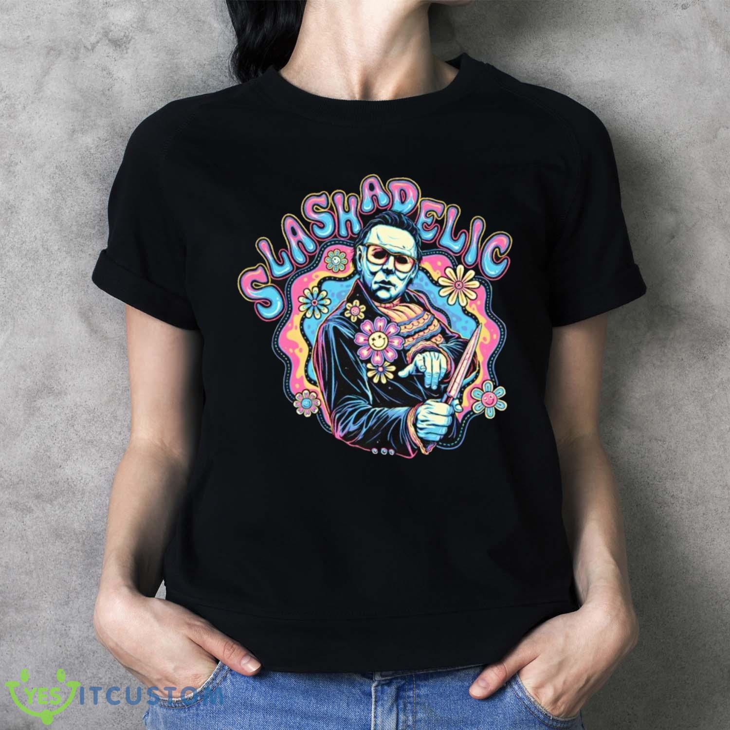 New design Slashadelic Halloween 2023 Shirt For Men Women And Youth 4 New design Slashadelic Halloween 2023 Shirt For Men Women And Youth - Ladies T-Shirt