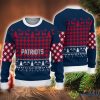 New England Patriots Christmas Pattern Sweater Cozy Unisex Ugly Lover Christmas - New England Patriots Christmas Pattern Sweater Cozy Unisex Ugly Lover Christmas