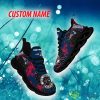 New England Patriots Luxury Custom Name Chunky Sneaker AOP Gift Fans Max Soul Shoes - New England Patriots Max Soul Sneaker NFL photo 1