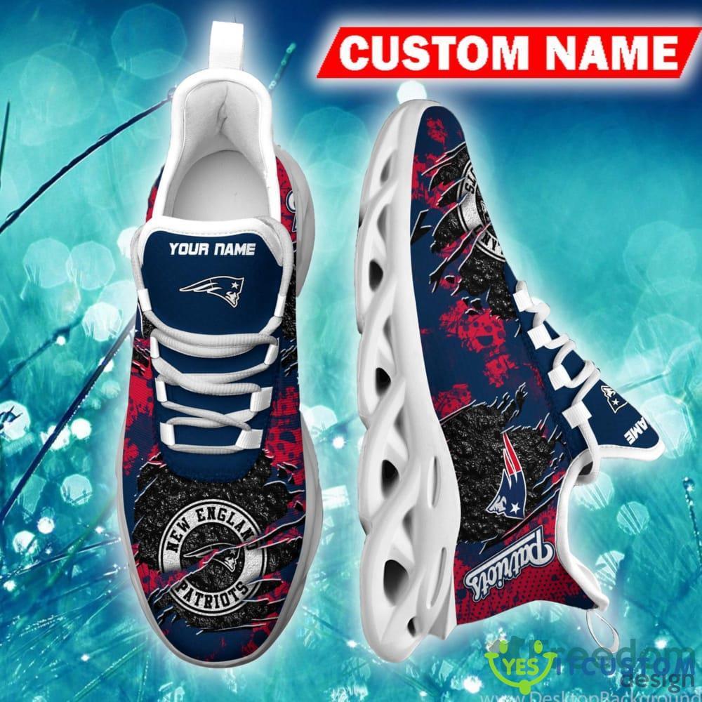 New England Patriots Luxury Custom Name Chunky Sneaker AOP Gift Fans Max Soul Shoes 16 New England Patriots Luxury Custom Name Chunky Sneaker AOP Gift Fans Max Soul Shoes - New England Patriots Max Soul Sneaker NFL photo 5