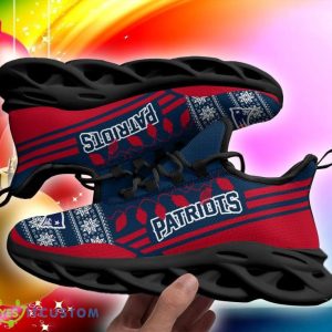 New England Patriots X-max Santa Claus Chunky Sneakers Ugly Christmas Max Soul Shoes - New England Patriots X-max Santa Claus Chunky Sneakers Ugly Christmas Max Soul Shoes Photo 6