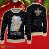 New Orleans Saints Christmas Santa Claus Tattoo Pattern Ugly Christmas Sweater Christmas Gift For Family Product Photo 1