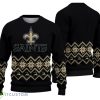 New Orleans Saints Vintage Snowflake Christmas Pattern Ugly Christmas Sweater Christmas Gift For Family Product Photo 1
