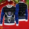 New York Giants Christmas Cool Reindeer 3D Ugly Christmas Sweater For Fans Product Photo 1