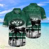 New York Jets Logo Coconut Tropical Hawaiian Shirt Beach Gift For Fans Product Photo 1