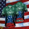 New York Jets NFL Flag US Background Hawaiian Shirt For Men And Women - New York Jets NFL Flag US Background Hawaiian Shirt For Men And Women Photo 2