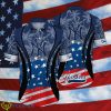 New York Yankees MLB Flag US Background Hawaiian Shirt For Men And Women - New York Yankees MLB Flag US Background Hawaiian Shirt For Men And Women Photo 2
