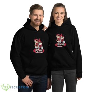 NFL Atlanta Falcons Mickey Mouse And Minnie Mouse Shirt Gift For Fan - 18500 Unisex Heavy Blend Hooded Sweatshirt