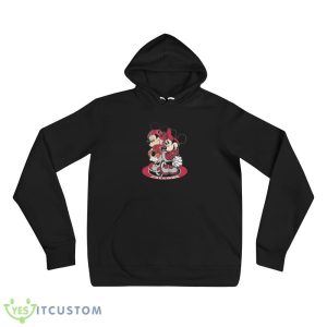 NFL Atlanta Falcons Mickey Mouse And Minnie Mouse Shirt Gift For Fan - 3719 Unisex Fleece Pullover Hoodie