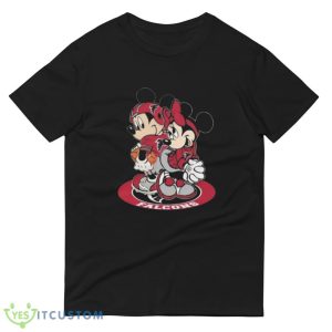 NFL Atlanta Falcons Mickey Mouse And Minnie Mouse Shirt Gift For Fan - 980 Lightweight Fashion Short Sleeve T-Shirt