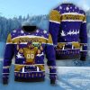 NFL Baltimore Ravens Custom Name And Number 3D Ugly Christmas Sweater Christmas Gift For Sport Fans Product Photo 1
