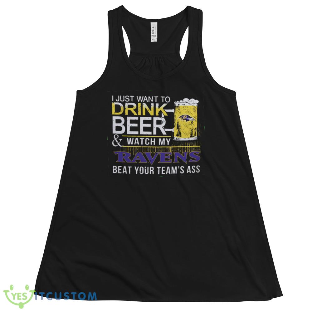 NFL Baltimore Ravens Drink Beer And Watch My Ravens Shirt Gift For Fan 15 nfl baltimore ravens drink beer and watch my ravens shirt gift for fan 4
