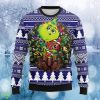 NFL Baltimore Ravens Grinch Hug Christmas Ugly Sweater Gift For Awesome Sweater 3D For Fans Product Photo 1