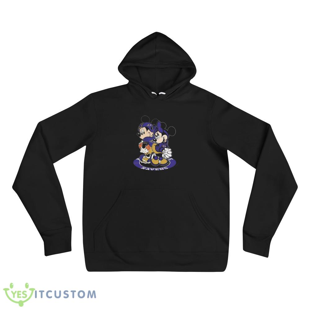 NFL Baltimore Ravens Mickey Mouse And Minnie Mouse Shirt Gift For Fan 3 NFL Baltimore Ravens Mickey Mouse And Minnie Mouse Shirt Gift For Fan - 3719 Unisex Fleece Pullover Hoodie