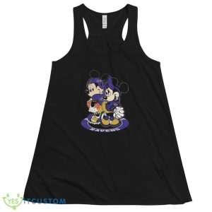 NFL Baltimore Ravens Mickey Mouse And Minnie Mouse Shirt Gift For Fan 11 NFL Baltimore Ravens Mickey Mouse And Minnie Mouse Shirt Gift For Fan - 8800 Women's Flowy Racerback Tank