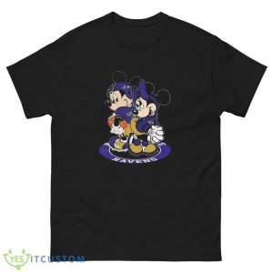 NFL Baltimore Ravens Mickey Mouse And Minnie Mouse Shirt Gift For Fan 13 NFL Baltimore Ravens Mickey Mouse And Minnie Mouse Shirt Gift For Fan - Men’s Classic Tee Gildan 5000