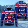 NFL Buffalo Bills Custom Name And Number 3D Ugly Christmas Sweater Christmas Gift For Sport Fans Product Photo 1