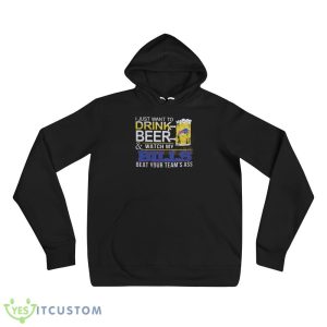 NFL Buffalo Bills Drink Beer And Watch My Bills Shirt Gift For Fan - 3719 Unisex Fleece Pullover Hoodie