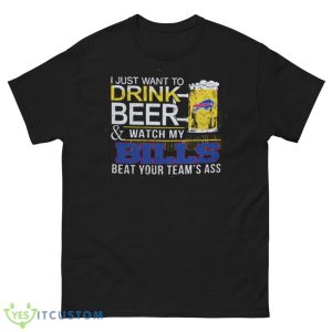 NFL Buffalo Bills Drink Beer And Watch My Bills Shirt Gift For Fan - Men’s Classic Tee Gildan 5000