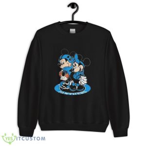 NFL Carolina Panthers Mickey Mouse And Minnie Mouse Shirt Gift For Fan - 18000 Unisex Heavy Blend Crewneck Sweatshirt