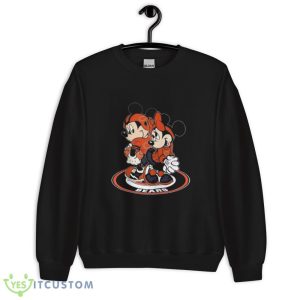 NFL Chicago Bears Mickey Mouse And Minnie Mouse Shirt Gift For Fan - 18000 Unisex Heavy Blend Crewneck Sweatshirt