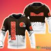 NFL Cleveland Browns 3D Hoodie Zip Hoodie All Over Print Men And Women Gift For Fans - NFL Cleveland Browns 3D Hoodie Zip Hoodie All Over Print Men And Women Gift For Fans