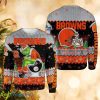 NFL Cleveland Browns Christmas All Over Print Mulled Ugly Sweater - NFL Cleveland Browns Christmas All Over Print Mulled Ugly Sweater