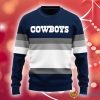NFL Dallas Cowboys All Over Print Christmas Ugly Sweater Festoon For Fans Gift - NFL Dallas Cowboys AOP Christmas Ugly Sweater Photo 1