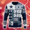 NFL Dallas Cowboys All Over Print Christmas Ugly Sweater Handmade For Fans Gift - NFL Dallas Cowboys AOP Christmas Ugly Sweater Photo 1