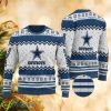 NFL Dallas Cowboys Christmas 3D Snowboard Ugly Sweater For Winter - NFL Dallas Cowboys Christmas 3D Snowboard Ugly Sweater For Winter