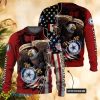 NFL Dallas Cowboys One Nation Under God Personalized Christmas Boutique All Over Print Knitted Sweater - NFL Dallas Cowboys One Nation Under God Personalized Christmas Boutique All Over Print Knitted Sweater