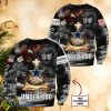 NFL Dallas Cowboys One Nation Under God Personalized Christmas Textile AOP Knitted Sweater - NFL Dallas Cowboys One Nation Under God Personalized Christmas Textile AOP Knitted Sweater